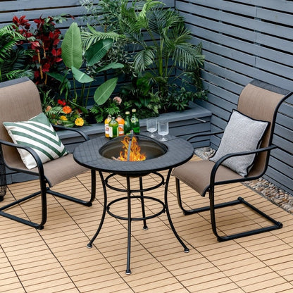 4 in 1 Fire Pit, Grill Cooking BBQ Grate, Ice Bucket, Dining Table - Tampa Home & Garden Store