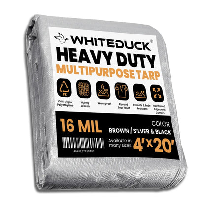 4' x 20' Super Heavy Duty Poly Tarp - Tampa Home & Garden Store
