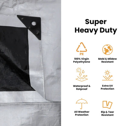 4' x 20' Super Heavy Duty Poly Tarp - Tampa Home & Garden Store