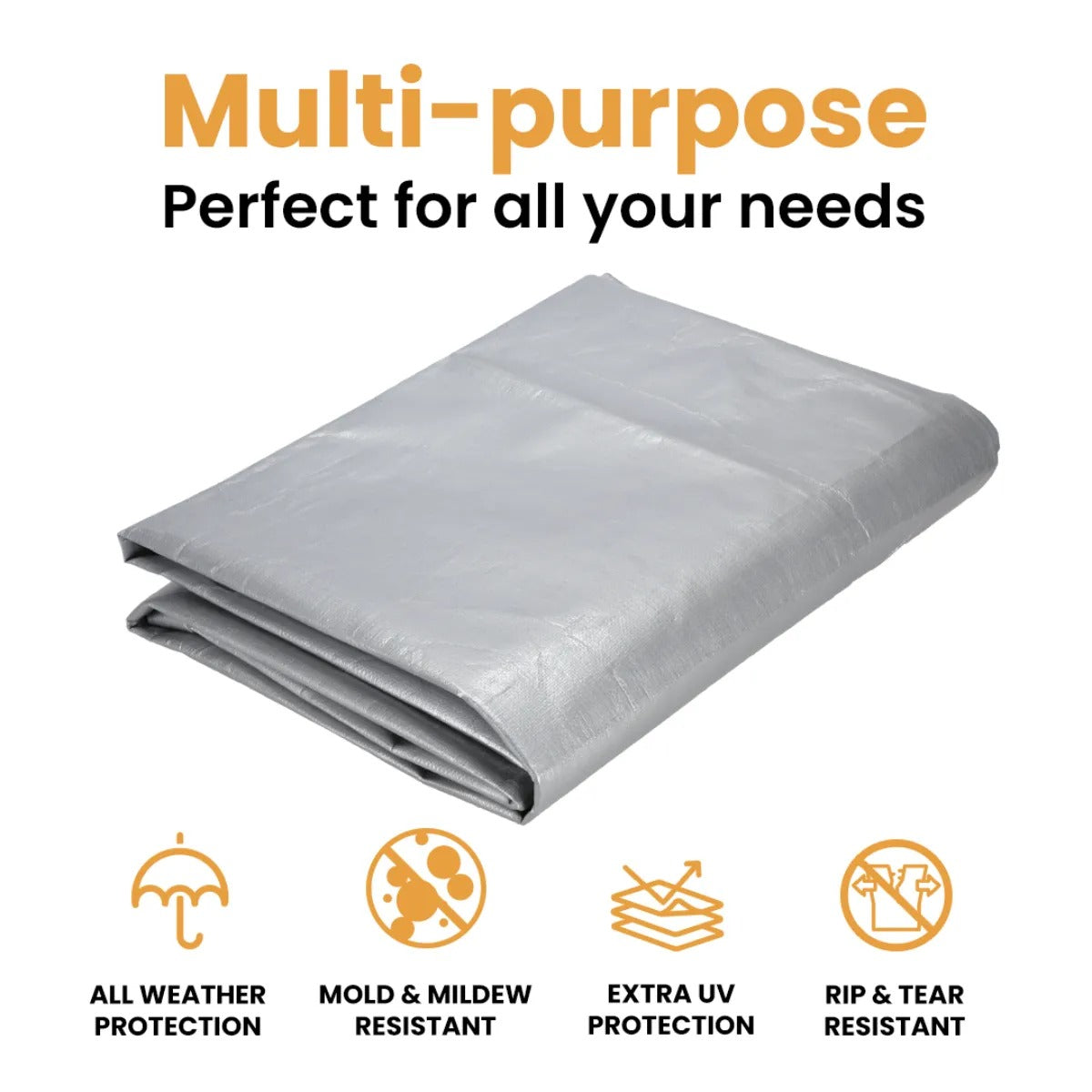 4' x 20' Super Heavy Duty Poly Tarp - Tampa Home & Garden Store