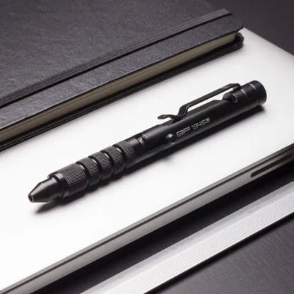 GP 1945 Bolt Action Pen LITE, black metal EDC pen with knurled grip and pocket clip on Tampa Home & Garden Store
