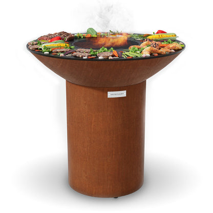 40" Arteflame Charcoal Grill Griddle Flat Top Combo XXL | Round Base - Tampa Home & Garden Store