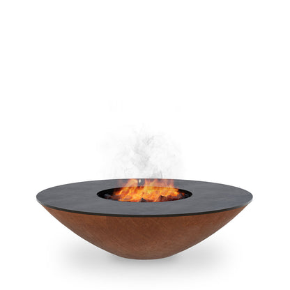 40" Fire Pit with Grilling Grate Griddle | Fire Pit Grill Combo - Tampa Home & Garden Store