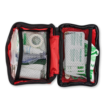 Trousse de premiers secours complète pour animaux de compagnie (40 pièces) : idéale pour les urgences, la sécurité et l’aventure.