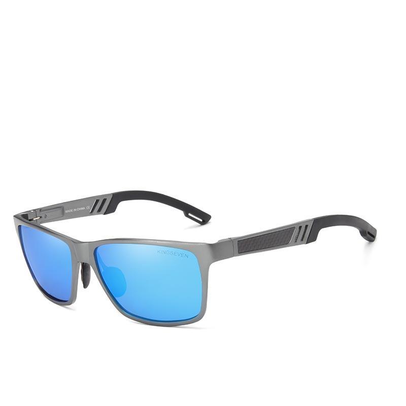 Sunglasses Stevvex polarized with aluminum frame and blue mirrored lenses on Tampa Home & Garden Store