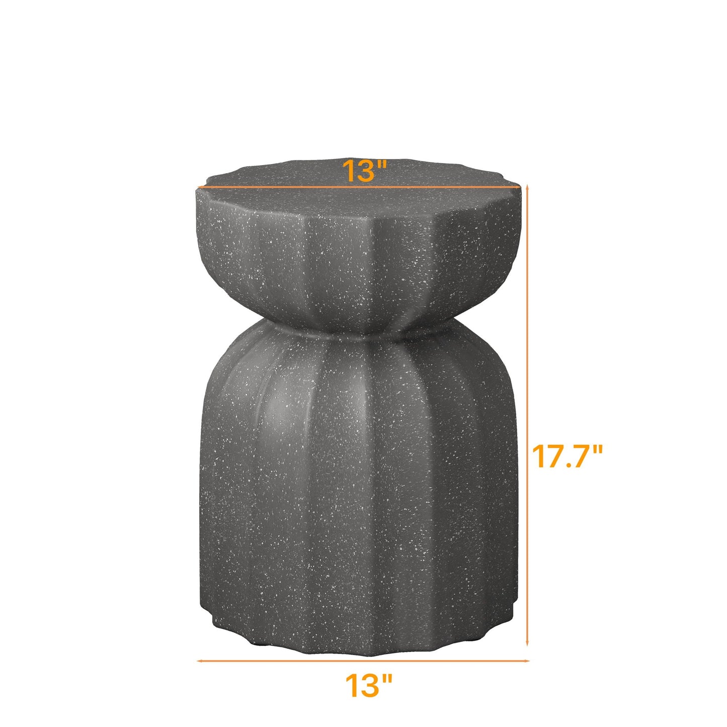 Waterproof Indoor and Outdoor Gray Coffee Table