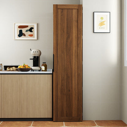 Walnut Buffet And Sideboard Storage Cabinet