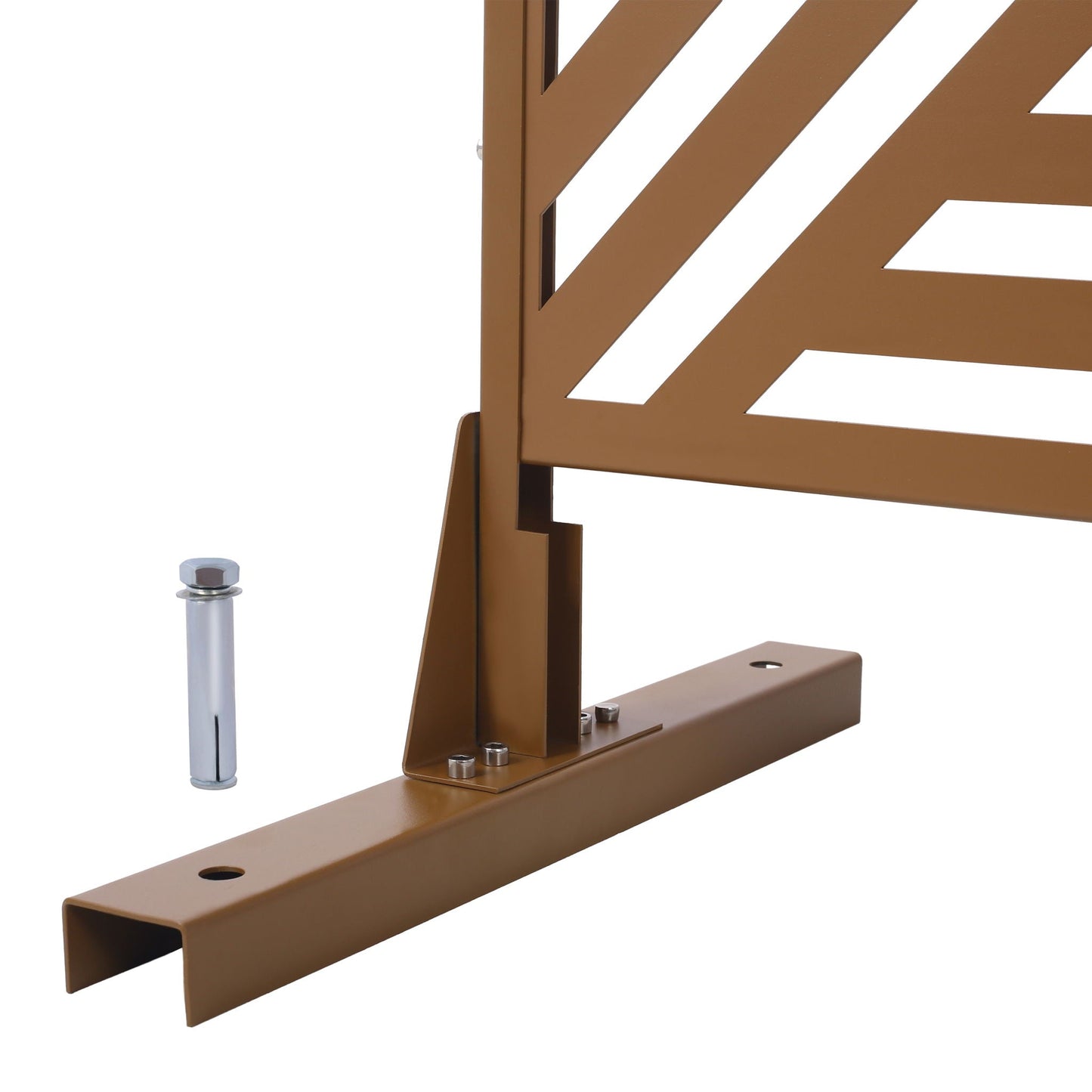 Freestanding Metal Privacy Screen and Stand