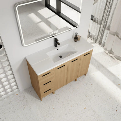 Floating Bathroom Vanity Sink and Modular Cabinet