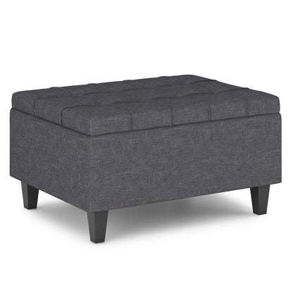 Harrison Upholstered Coffee Table Storage Ottoman