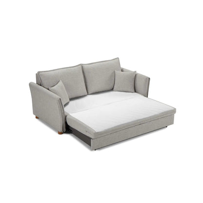 Oren chenille sleeper sectional sofa with storage gray, includes 2 toss pillows on Tampa Home & Garden Store