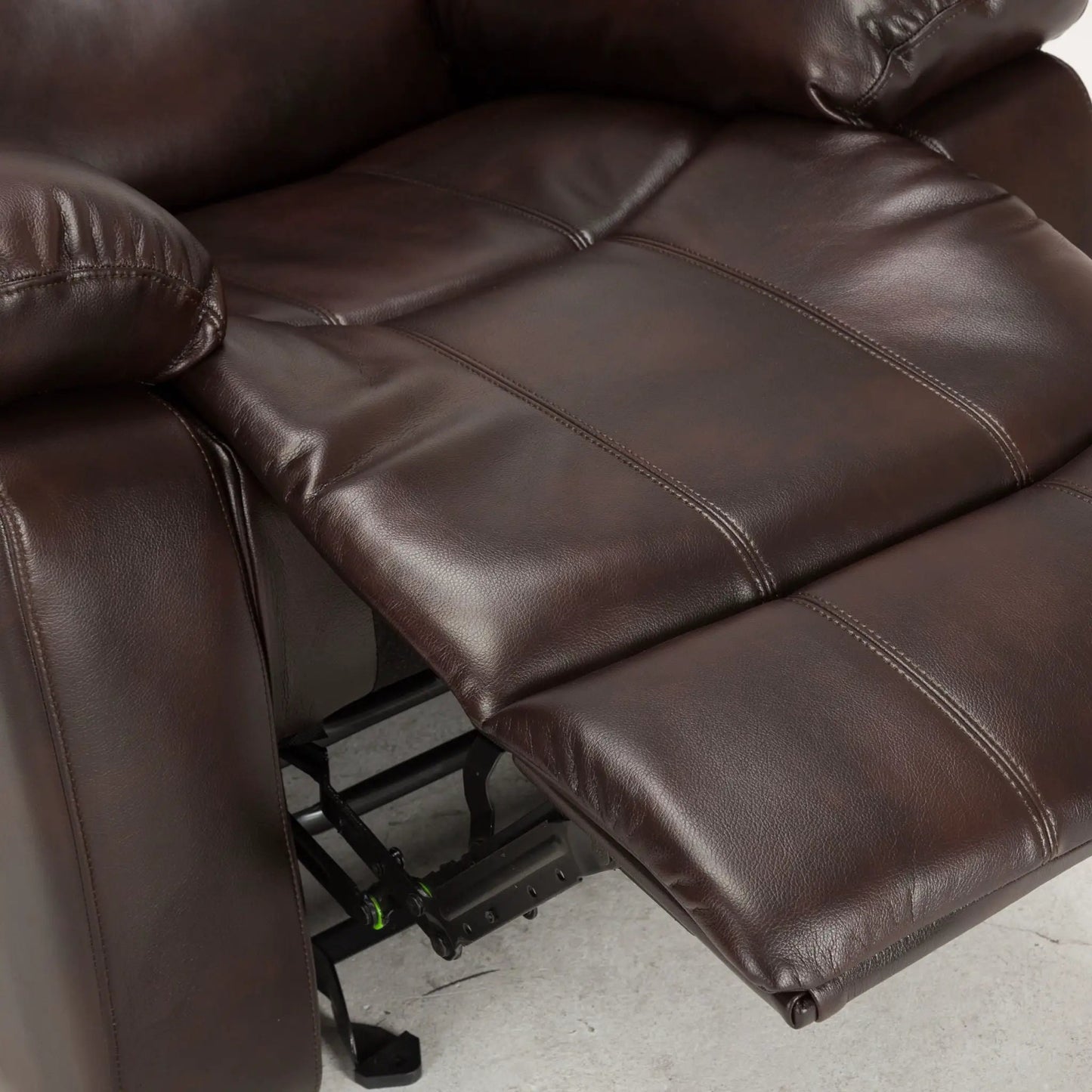 Charlotte Glider Recliner in dark brown leather by Unique Piece Furniture on Tampa Home & Garden Store