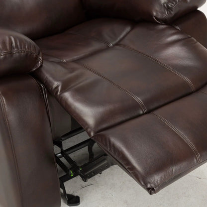 Charlotte Glider Recliner in dark brown leather by Unique Piece Furniture on Tampa Home & Garden Store