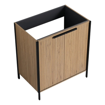 Contemporary Vanity with Adjustable Shelves
