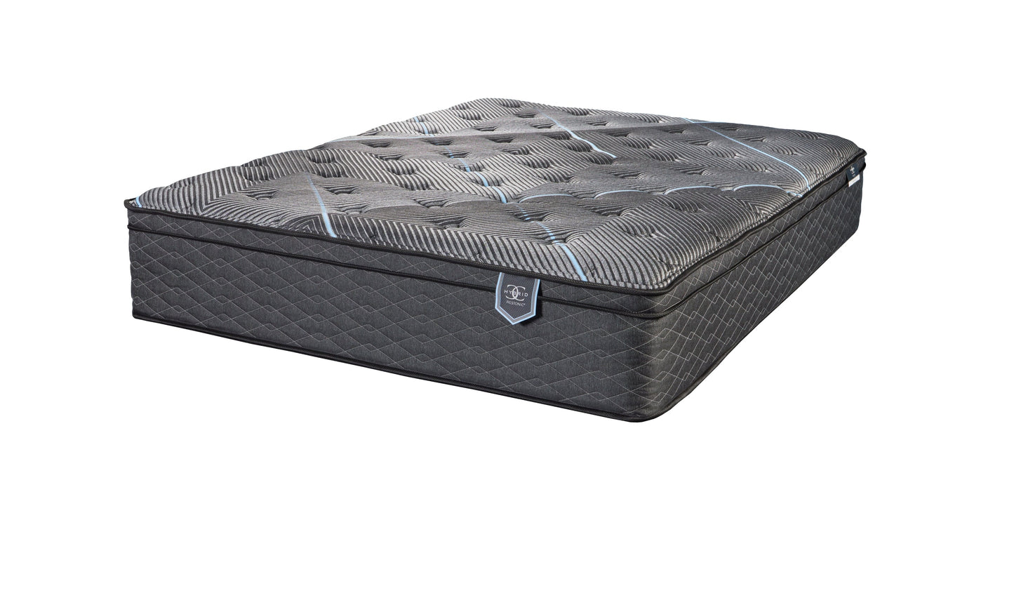 Restonic ComfortCare Hybrid Euro Top Plush Cal King mattress gray quilted by HouseOfZazla on Tampa Home & Garden Store