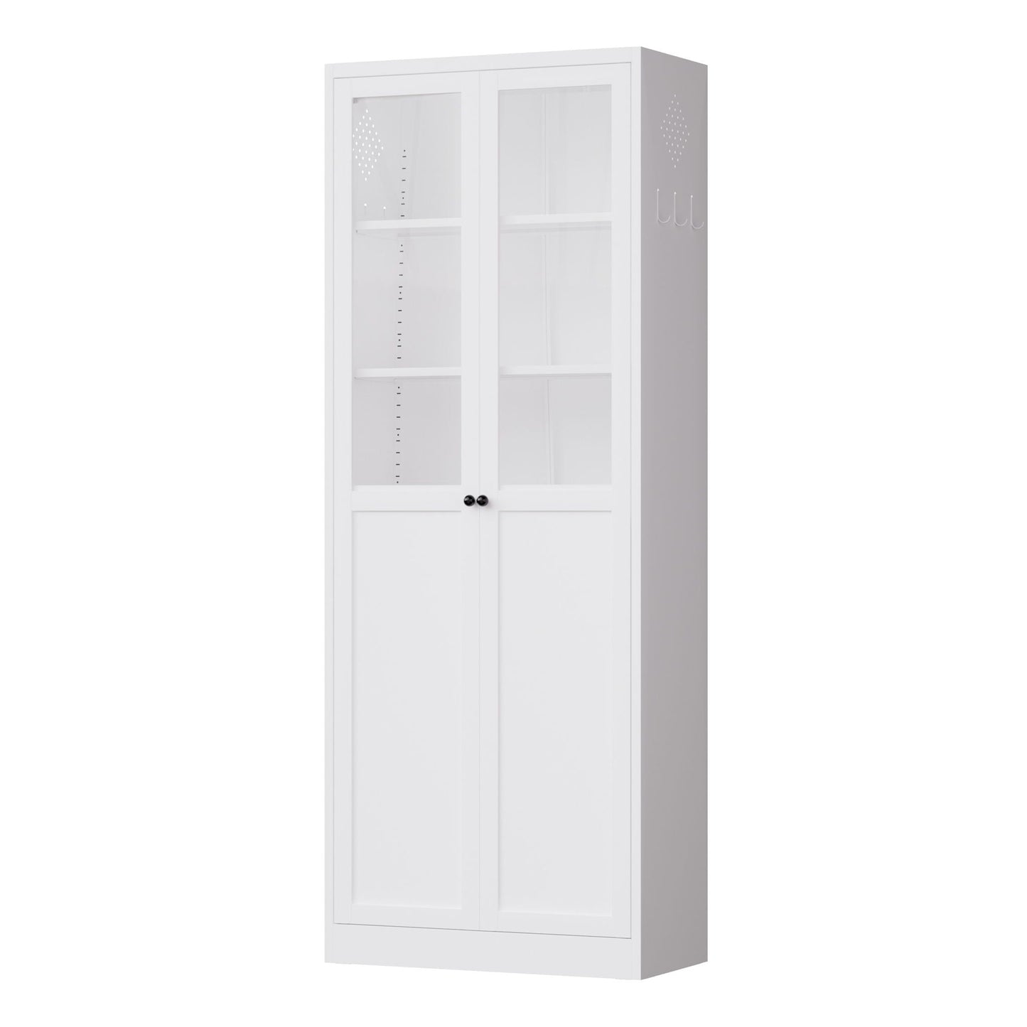Tall Metal Pantry Cabinet and Adjustable Shelves