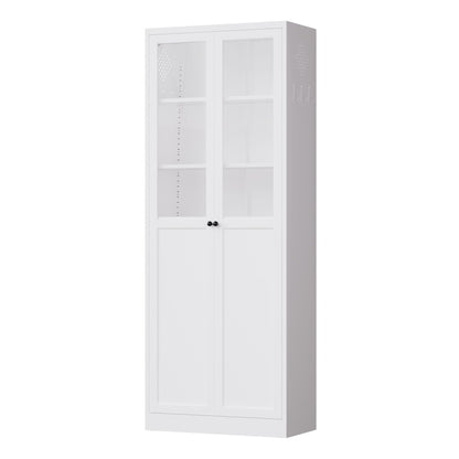 Tall Metal Pantry Cabinet and Adjustable Shelves