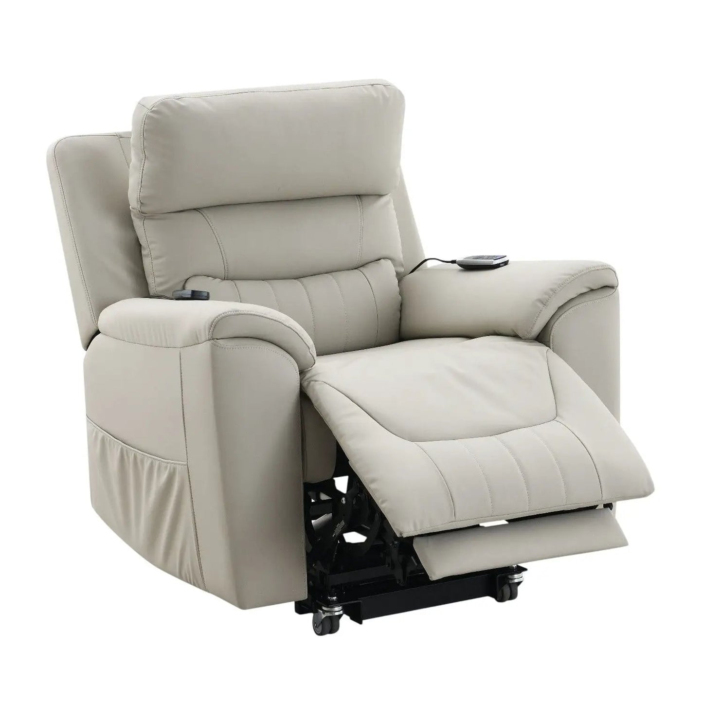 Marsha Silicone Leather Power Recliner With Lift