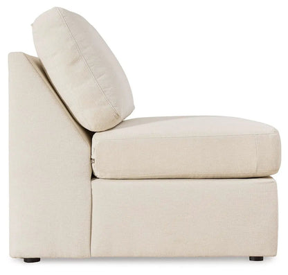Modmax Sectional Oyster beige fabric stationary sofa by Unique Piece Furniture on Tampa Home & Garden Store