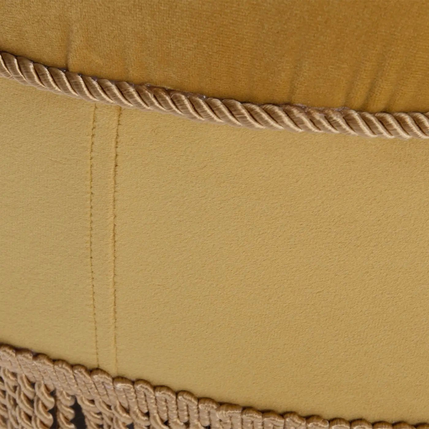 Yolanda Round Upholstered Ottoman for Living Room