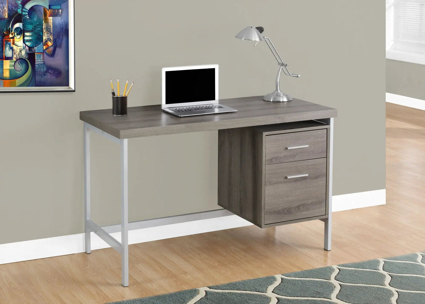 Computer desk for home office with LR set storage drawers, design Unique Piece Furniture on Tampa Home & Garden Store