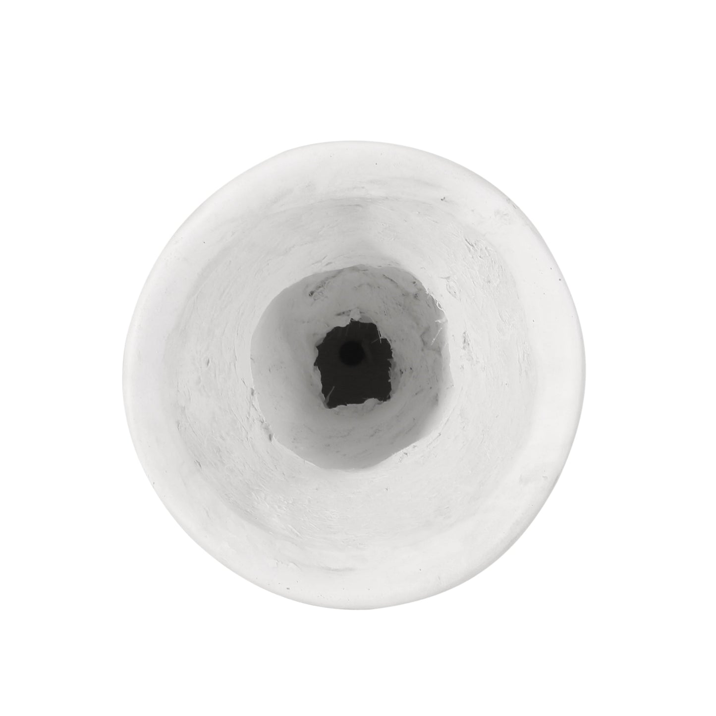MGO Garden Urn Planter white ceramic round opening top-down view on Tampa Home & Garden Store