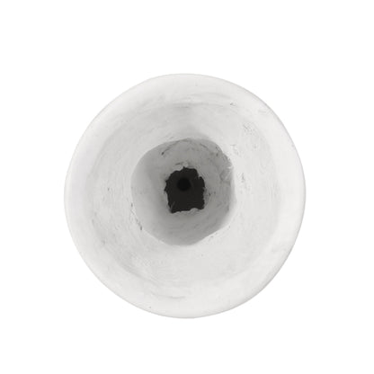 MGO Garden Urn Planter white ceramic round opening top-down view on Tampa Home & Garden Store