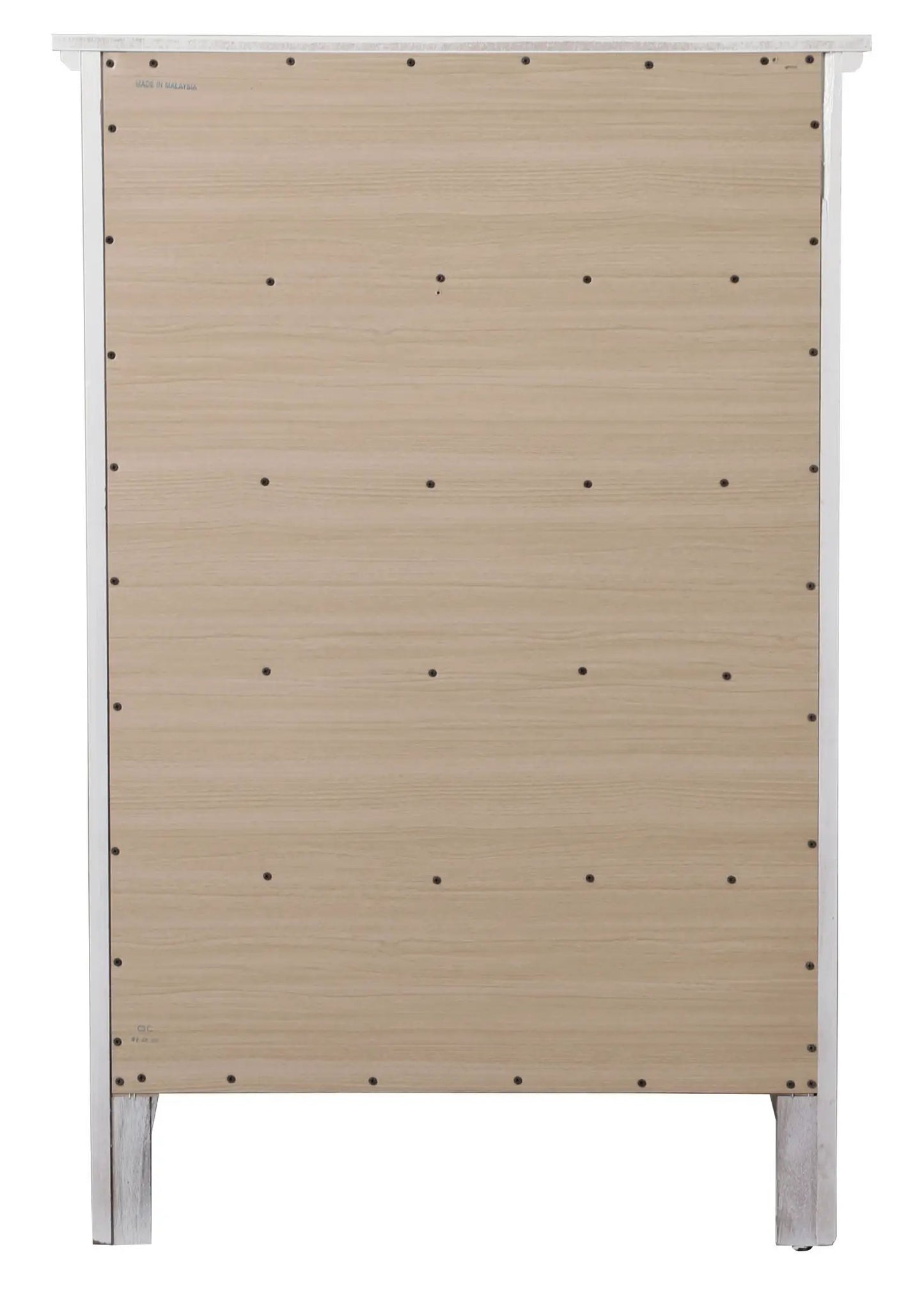 Hammond Chest, a Unique Piece Furniture accent chest in light wood panels with metal frame on Tampa Home & Garden Store