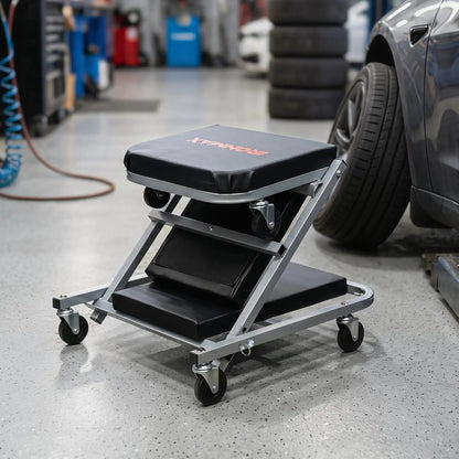 2 in 1 Mechanic Creeper and Z Seat with Casters