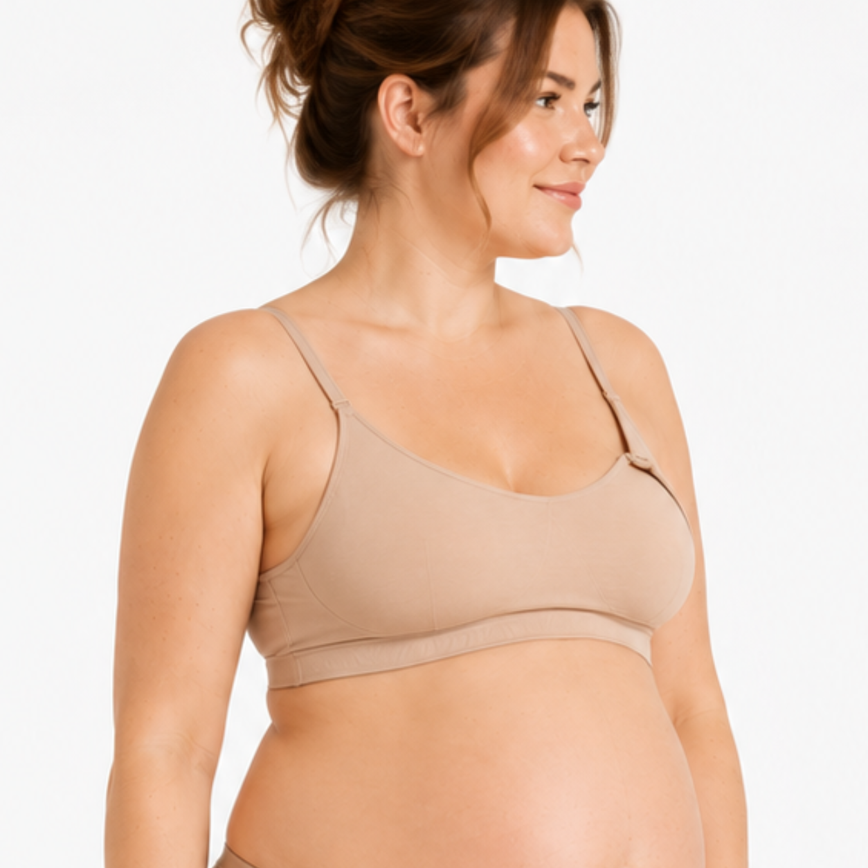 Nursing Bralette in nude organic cotton by Net Positive Nursing Bras on Tampa Home & Garden Store