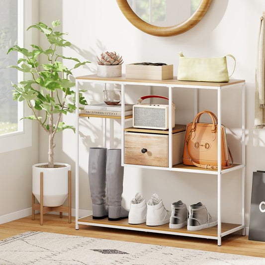 40 Inch Console Table Behind Sofa Couch with Storage - Tampa Home & Garden Store