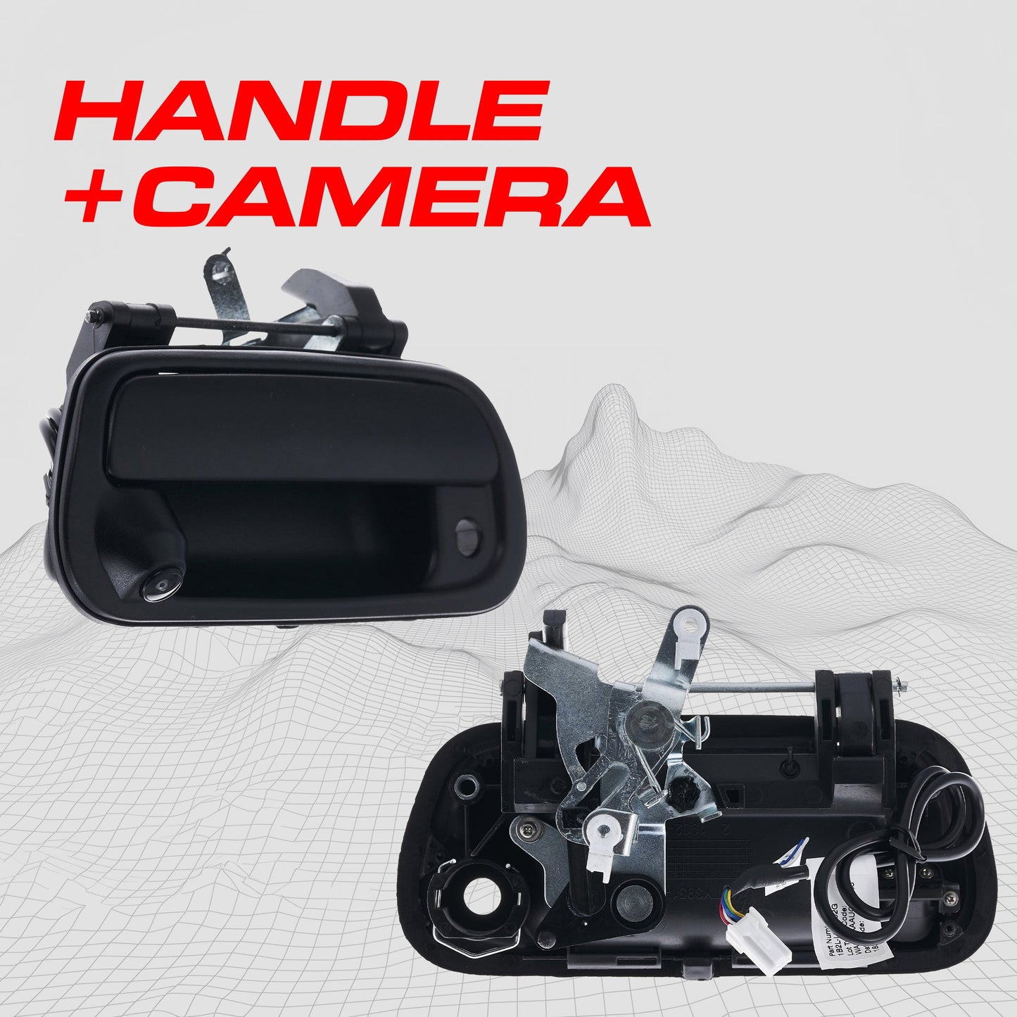 Replacement tailgate handle by Master Tailgaters with camera for Toyota Tundra 2000-06 on Tampa Home & Garden Store