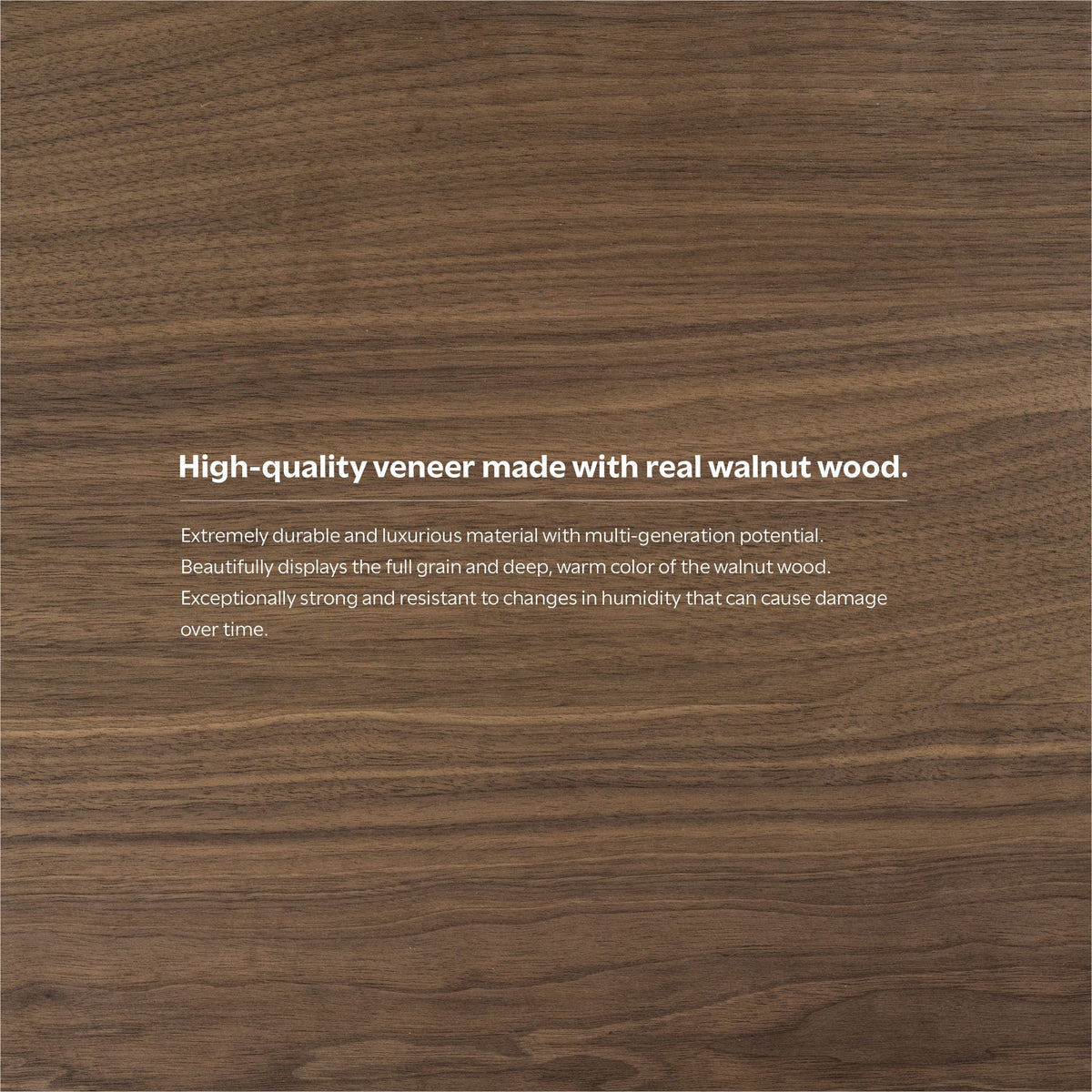 Rectangular dining table veneer in walnut wood finish, light or dark HouseOfZazla dining on Tampa Home & Garden Store