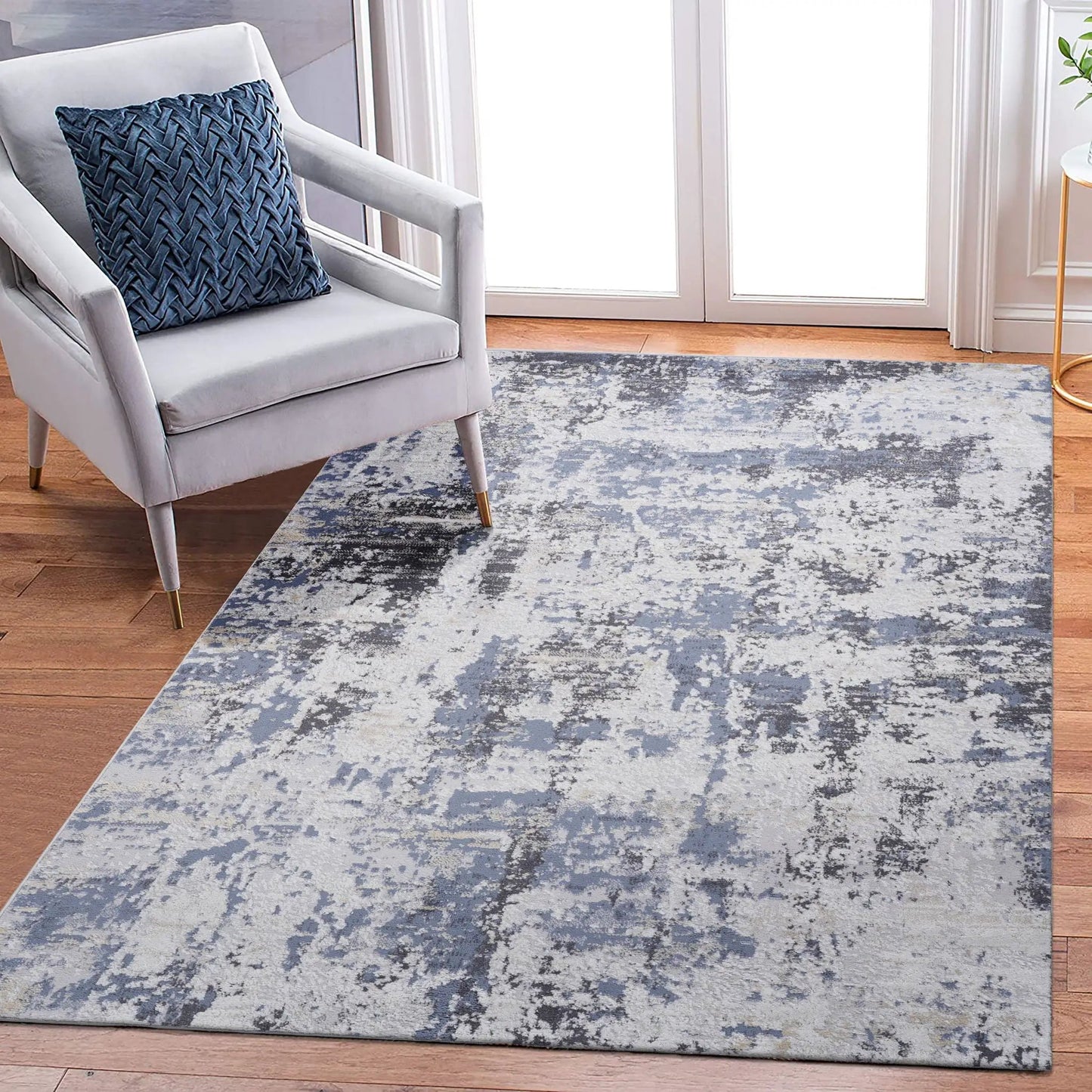 Payas Abstract Area Rug With Neutral Palette