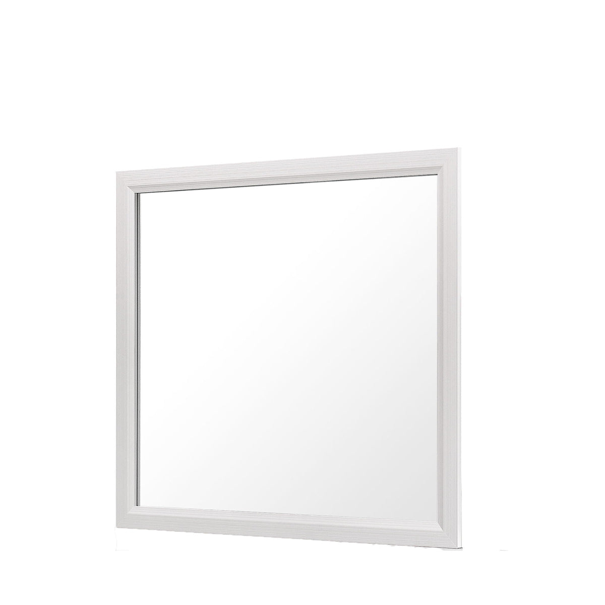 Mirage Mirror with Wood Trim whitewashed wood frame wall mirror HouseOfZazla on Tampa Home & Garden Store