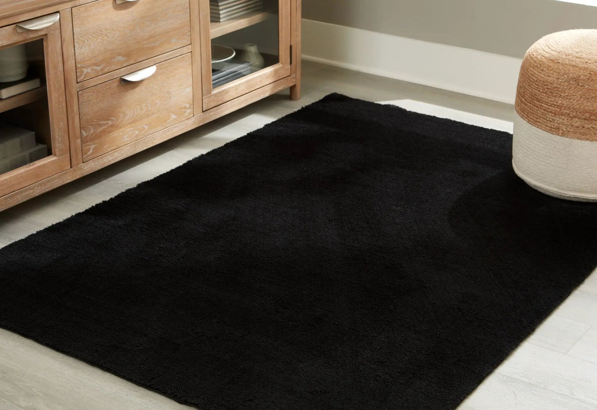 Anaben rug, washable black rug by Unique Piece Furniture on Tampa Home & Garden Store
