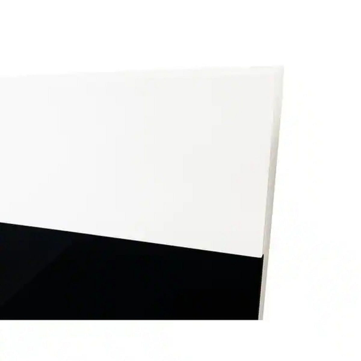 2 Drawer Nightstand white and black bedside table with ample storage on Tampa Home & Garden Store