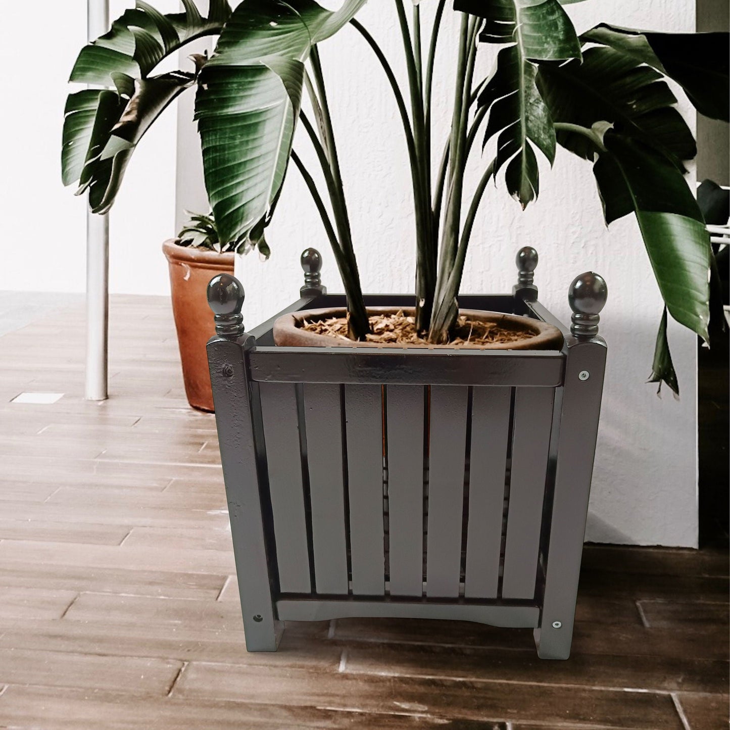 Outdoor Square Planter for Garden and Patio Use