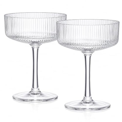 Barcelona Acrylic Champagne Coupe and Set of 2