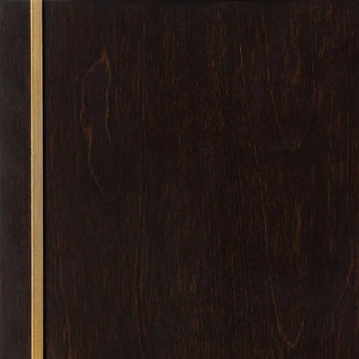 Drea panel bed dark wood close-up with light edge trim by HouseOfZazla on Tampa Home & Garden Store