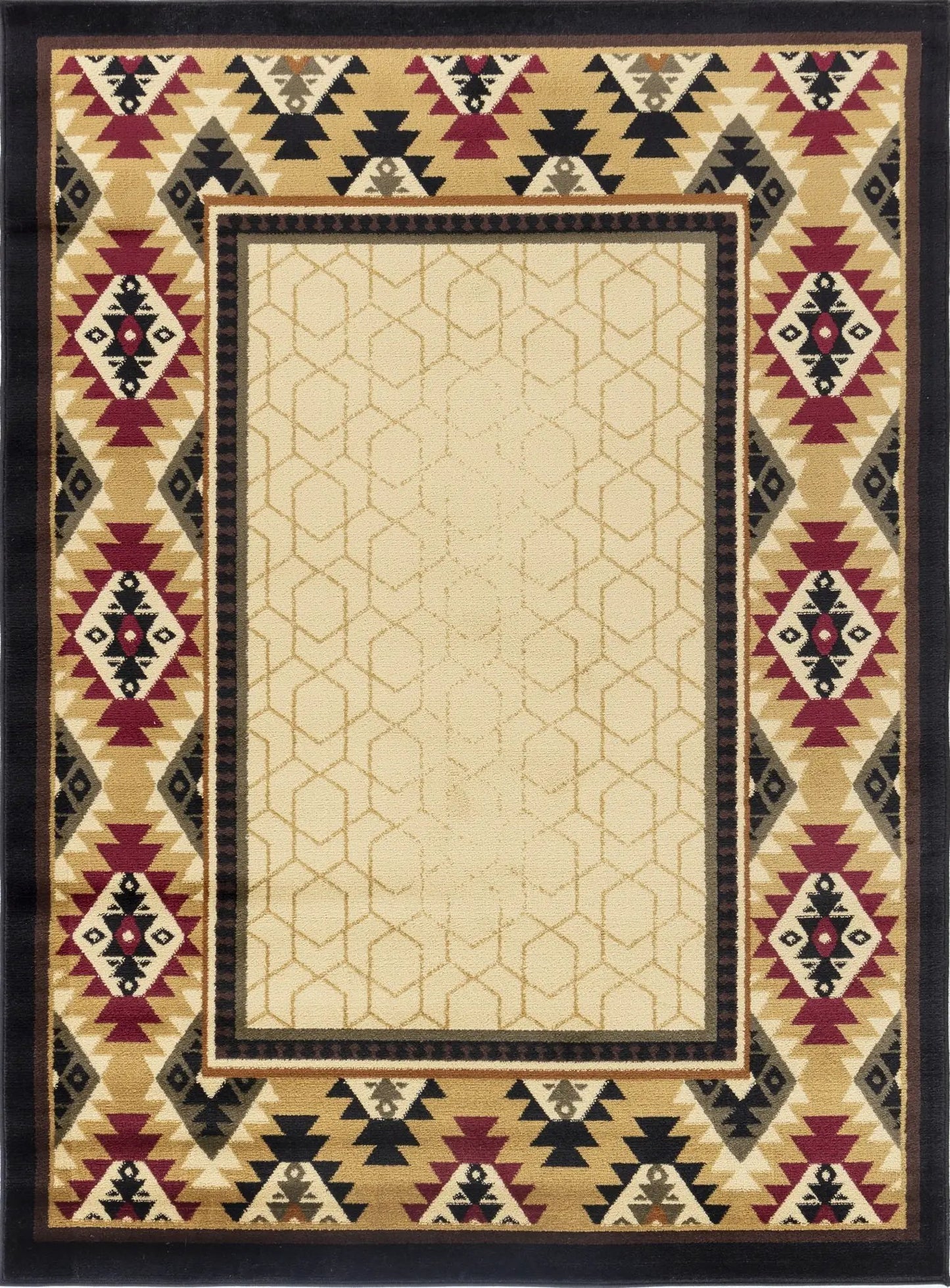 Tribes Southwest Area Rug With Vibrant Colors