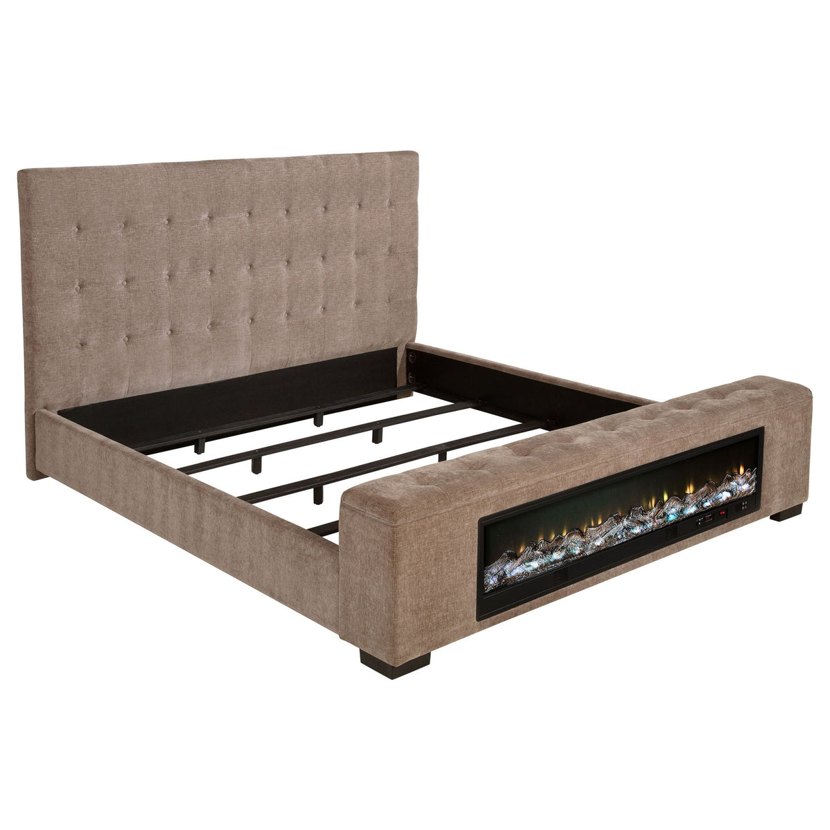 Crombie Bed With Visual Flame Effect and Speaker