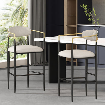 Upholstered Bar Stools for Kitchen Island Seating