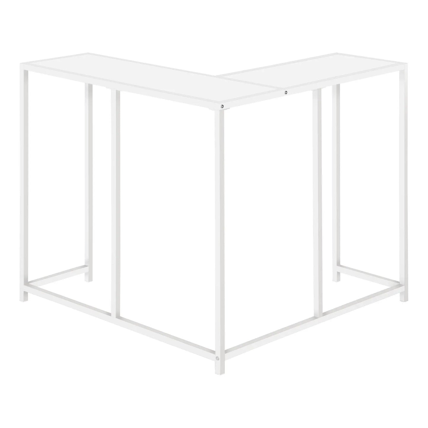 Corner Console Table With L Shaped Design
