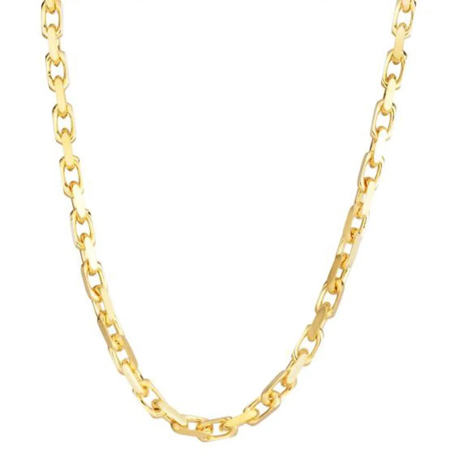 14k yellow gold French cable link chain necklace 4.80mm, polished links Bids.com on Tampa Home & Garden Store