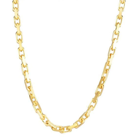 14k yellow gold French cable link chain necklace 4.80mm, polished links Bids.com on Tampa Home & Garden Store