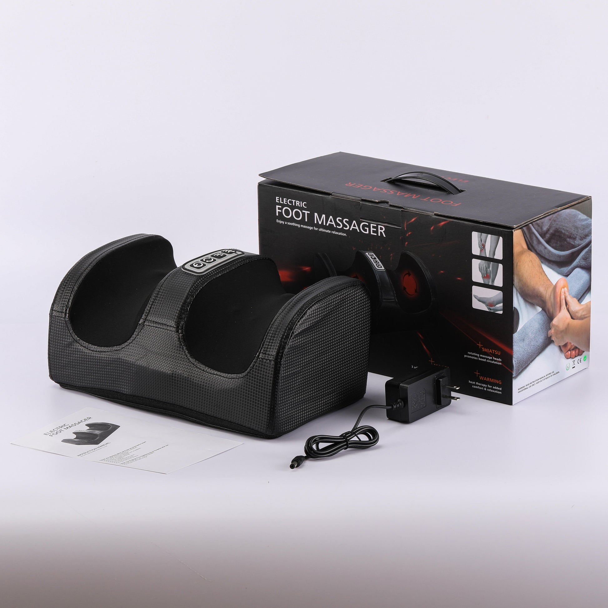 Shiatsu Foot Massager Spa Bath Massager Foot Bath Spa Foot Massager Machine for Feet Leg Calf - Tampa Home & Garden Store