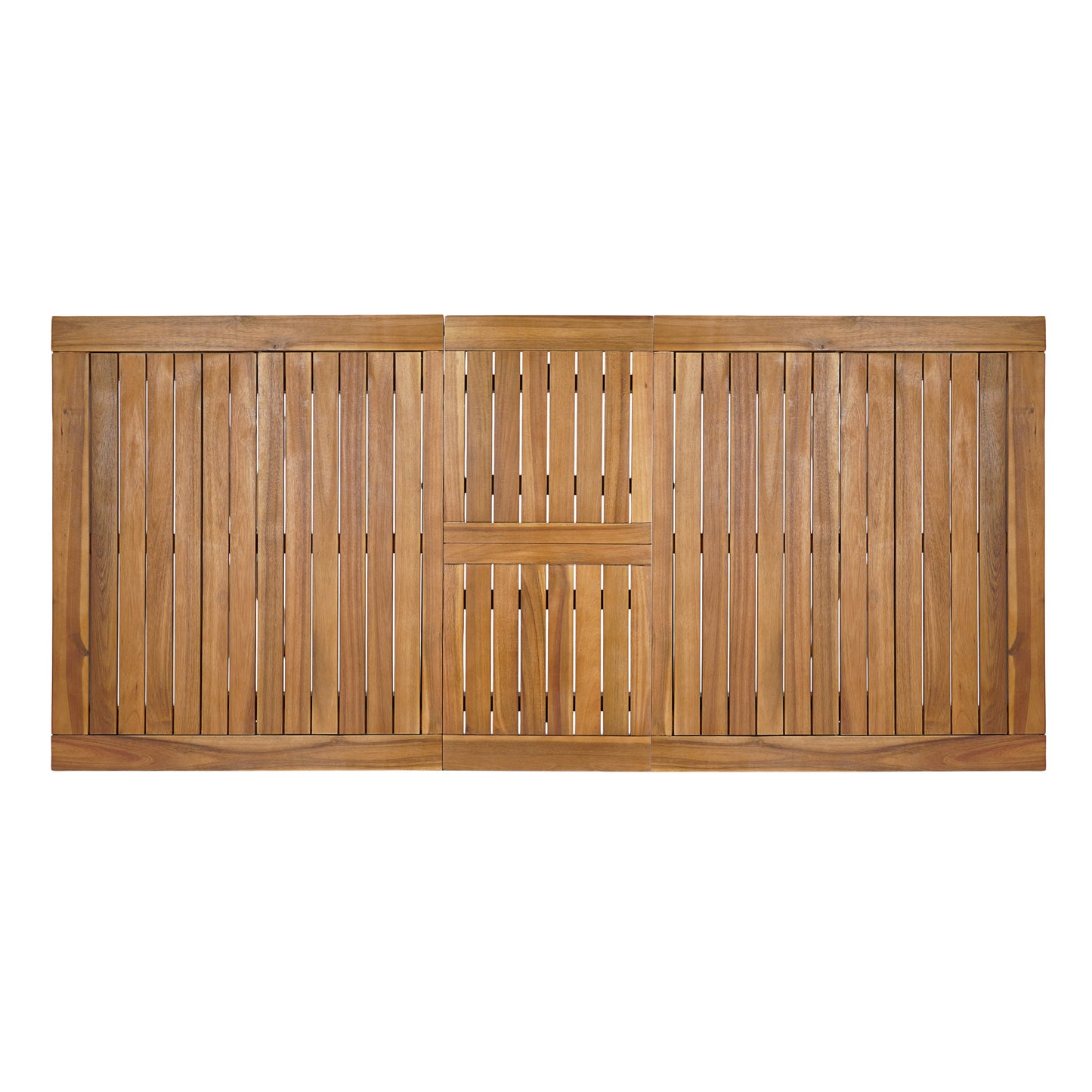 The Adjustable Acacia Wood Outdoor Dining Table