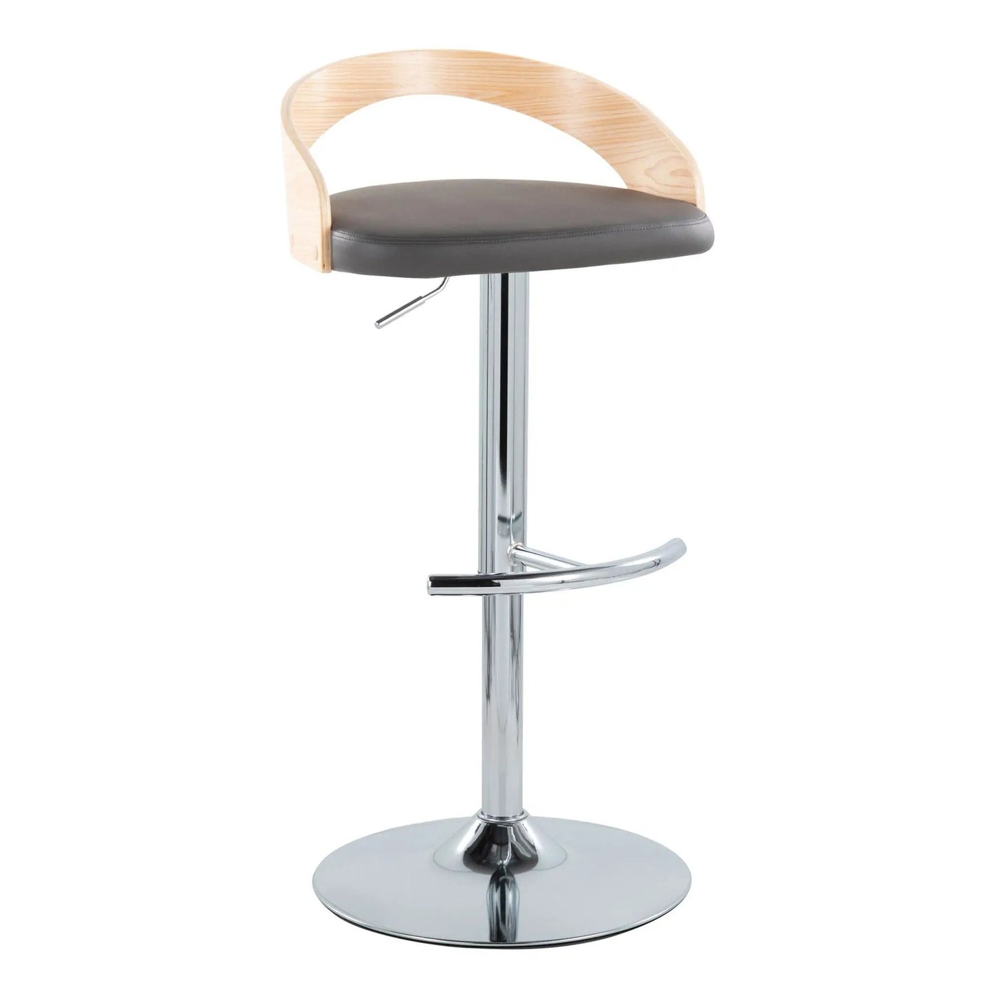 Grotto Contemporary Adjustable Barstool Swivel