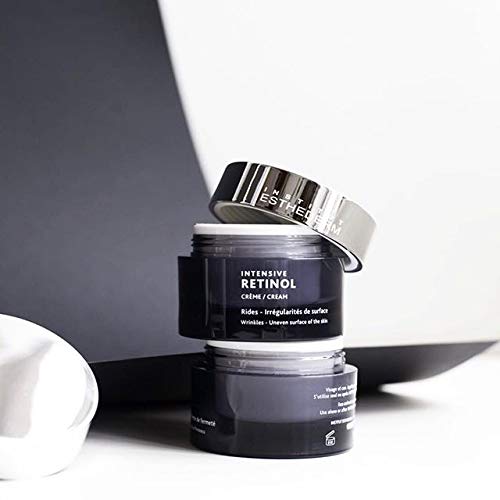 Face cream Esthederm Intensive Retinol 2-pack in dark glass jars with silver caps on Tampa Home & Garden Store